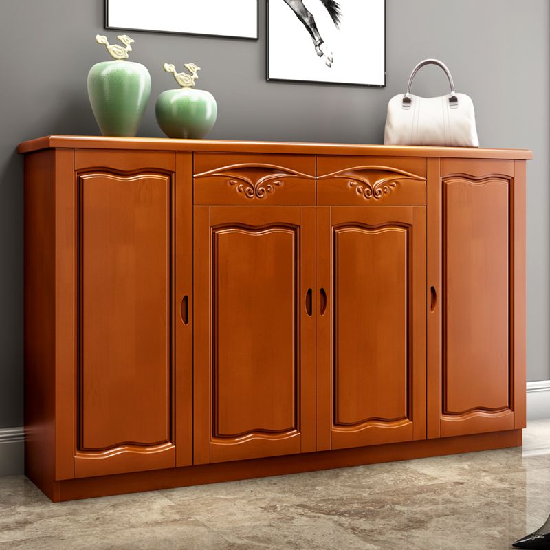 Gabinete rectángulo de gabinete de acento de madera moderno con cajón