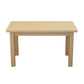 Contemporary Solid Wood Rectangular Dining Table with 4 Legs Clearhalo 'Dining Tables & Seating' 'Dining Tables' 'dining_table' 'furn' 'furn_dining_table' 'Furniture' 'Kitchen & Dining Furniture' 1200x1200_4dfed111-9c1f-4e41-965d-38317c1b559b
