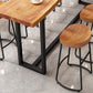 Modern Armless Counter Stool Iron Cafe Bar Stool with Wooden Seat and Pedal Clearhalo 'Bar Furniture' 'Bar Stools' 'bar_stools' 'furn' 'furn_bar_stools' 'Furniture' 'furniture_bar_stools' 'Kitchen & Dining Furniture' 1200x1200_4e009714-ca77-4e56-b59e-b4d7848dfd61