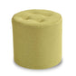 Stoffzylinderform Pouf Pure Color Tufted Contemporary Fade Resistant Pouf