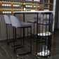 Industrial Black Iron Bar Table Faux Marble White Specialty Top 41.3"H Bistro Table Clearhalo 'Bar Furniture' 'Bar Tables' 'bar_tables' 'furn' 'furn_bar_tables' 'Furniture' 'furniture_bar_tables' 'Kitchen & Dining Furniture' 1200x1200_4e02d945-862b-43e7-875d-9c648382be14