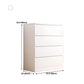 16" D Wooden Storage Chest Bedroom Vertical Storage Chest Dresser with Drawers