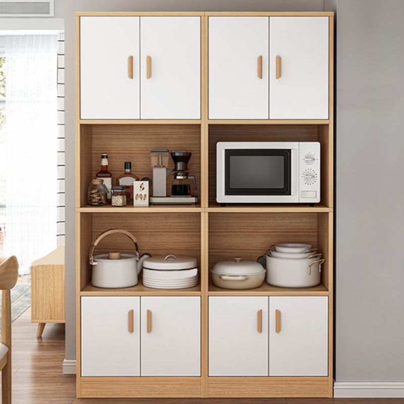 Mesa de acabado antiguo mesa de comedor de madera diseñada con almacenamiento abierto