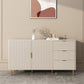 Soggiorno 3 cassetti Sideboard White Glam Stile a buffet