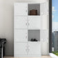 White Steel Wardrobe Armoire Contemporary Hinged Wardrobe Cabinet Clearhalo 'Armoires & Wardrobes' 'armoires_wardrobes' 'Bedroom Furniture' 'furn' 'furn_armoires_wardrobes' 'Furniture' 1200x1200_4e08945c-4d8f-4aa6-ac2a-5b36a62c2861