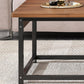 16.53" H Rectangle Wooden Coffee Table Metal Frame Cocktail Table with Shelves Clearhalo 'Coffee & Accent Tables' 'Coffee Tables' 'coffee_tables' 'furn' 'furn_coffee_tables' 'Furniture' 'Living Room Furniture' 1200x1200_4e09aba3-38e2-4c26-95de-c0da17fc5091