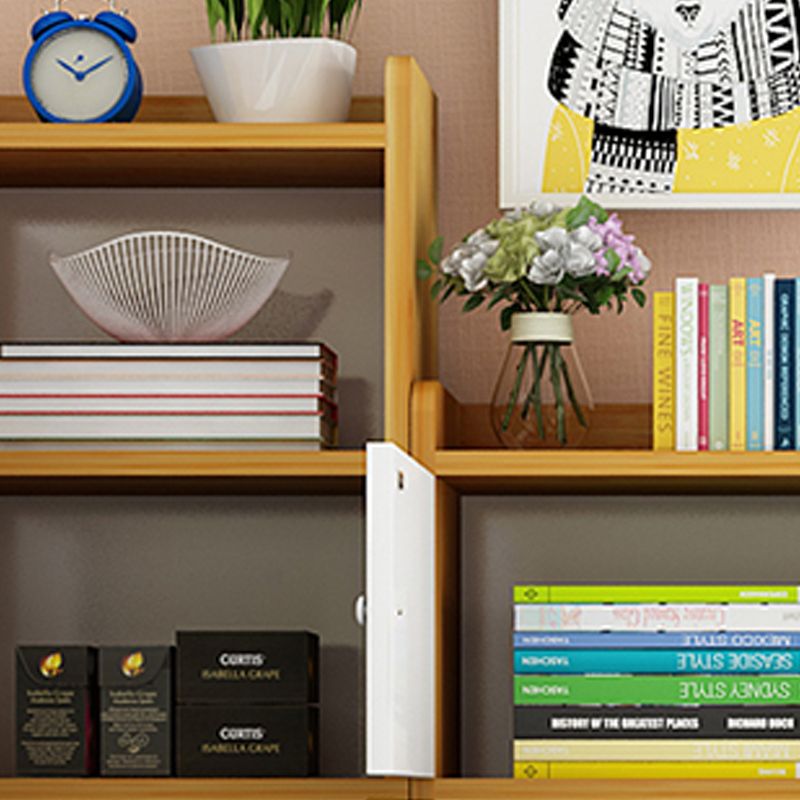 Contemporary Standard Bookcase Manufactured Wood Shelf with Doors for Home Office Clearhalo 'Bookcases' 'furn' 'furn_bookcases' 'Furniture' 'furniture_bookcases' 'kitchen' 'kitchen_bookcases' 'Living Room Furniture' 'Office Furniture' 1200x1200_4e0a3dff-6af9-4d59-a9db-05ef381d2ec0