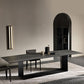 Metal Traditional Luxury Rectangle Indoor Table Sintered Stone Top Table for Home Clearhalo ' dining_table' 'Dining Tables & Seating' 'Dining Tables' 'furn' 'furn_dining_table' 'Furniture' 'furniture_dining_table' 'Kitchen & Dining Furniture' 'kitchen&dining_furn' 'kitchen' 'kitchen_dining_table' 1200x1200_4e0ecd3b-1eda-432d-b3e2-b475ade7e0b9