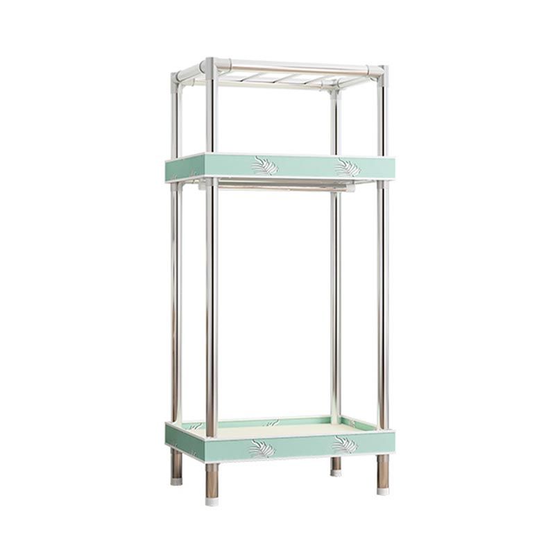 Contemporary Wardrobe Armoire Steel Wardrobe Closet with Legs