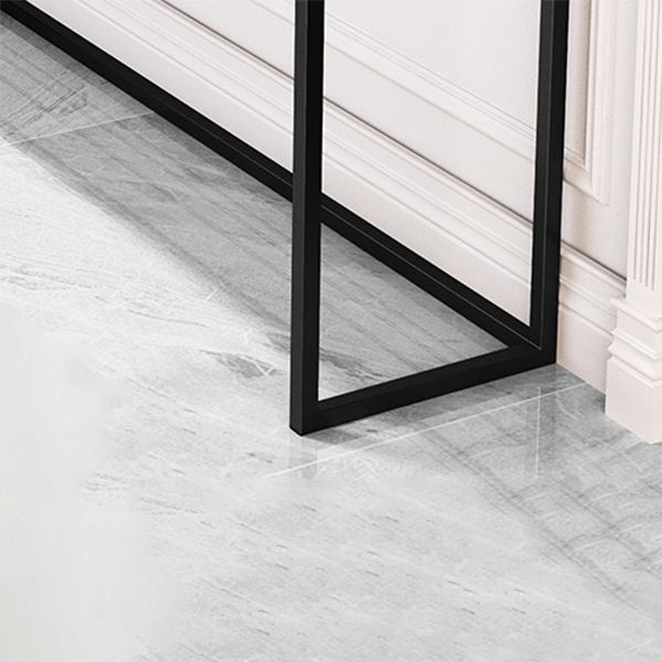 Tavolo di divano console rettangolare moderno tavolo di accento alto 33,46 pollici con 1 scaffale