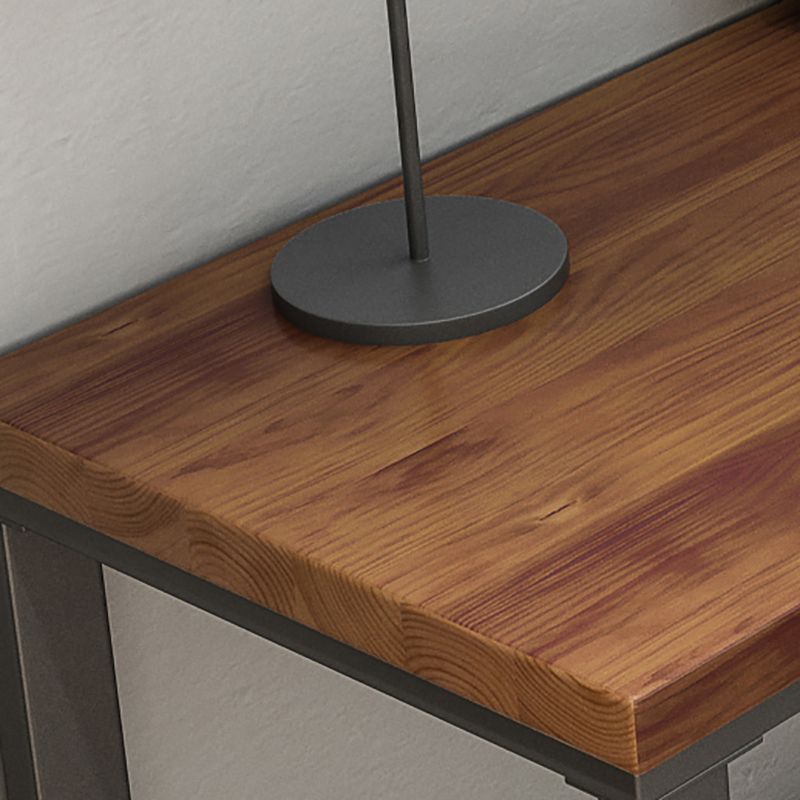 L-Shape Office Writing Table Industrial Solid Wood Home Working Desk Clearhalo 'furn' 'furn_office_desk' 'Furniture' 'Office Desks' 'Office Furniture' 'office_desk' 1200x1200_4e13c5e2-d186-41e2-983f-48b69e5c76e6