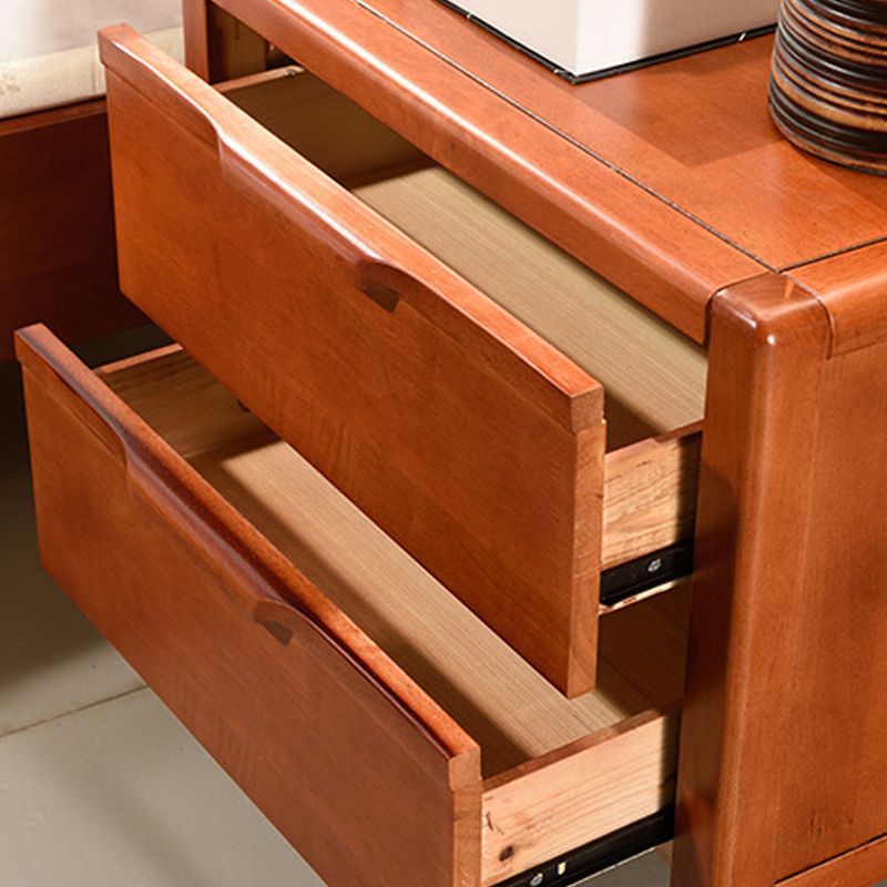 Table de nuit de 2 dessinateurs Modern Wood Wood Tablette, 19,3 "de haut