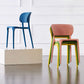 Colorful Plastic Dining Armless Chairs Nordic Style Open Back Side Chair Clearhalo ' kitchen&dining_furn' 'Dining Chairs' 'Dining Tables & Seating' 'dining_chair' 'furn' 'furn_dining_chair' 'Furniture' 'furniture_dining_chair' 'Kitchen & Dining Furniture' 'kitchen' 1200x1200_4e198765-a2ab-413d-a37c-04940904d060