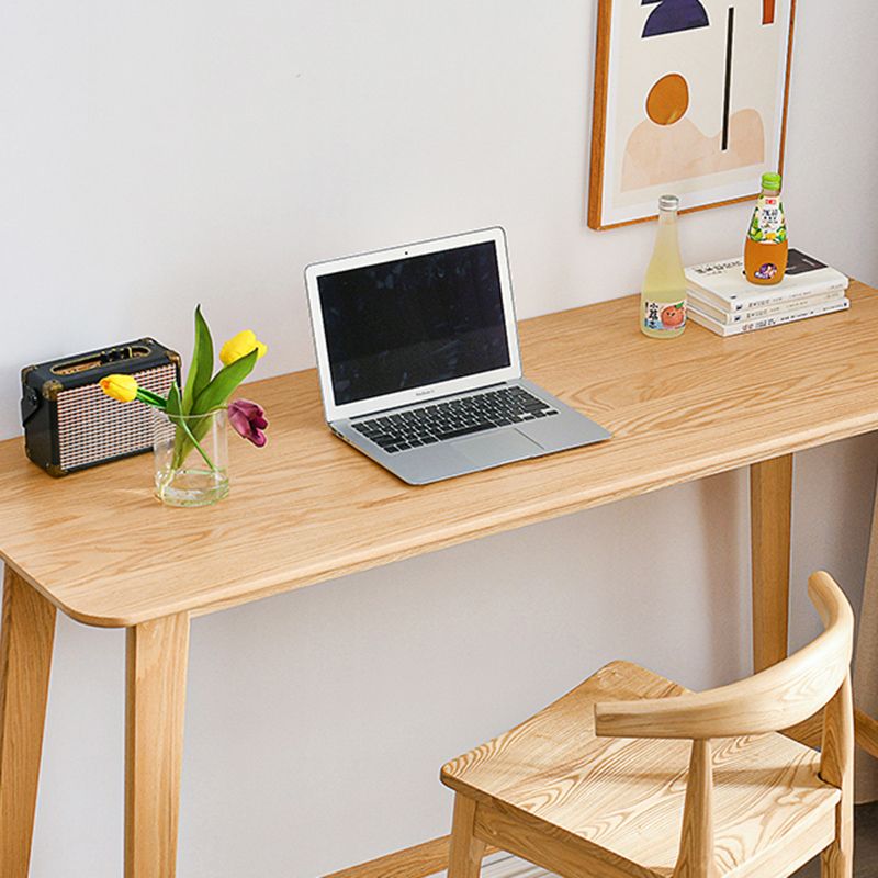 Natural Colour Bar Table Set 1/2/3 Pieces Industrial Rectangle Solid Wood Bar Set Clearhalo 'Bar Furniture' 'furn' 'furn_home_bar_bar_sets' 'Furniture' 'Home Bars & Bar Sets' 'home_bar_bar_sets' 'Kitchen & Dining Furniture' 1200x1200_4e1a9219-3775-486a-b0cf-830b8c13a986
