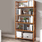Estante de bambú vertical moderno Etagere Espresso estantería para dormitorio