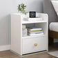 Moderia de madera de madera Night Bedside Gabinet con cajón para dormitorio