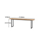 Industrial Style Wood Top Counter Table 42-inch Height Table for Coffee Shop Clearhalo 'Bar Furniture' 'Bar Tables' 'bar_tables' 'furn' 'furn_bar_tables' 'Furniture' 'furniture_bar_tables' 'Kitchen & Dining Furniture' 1200x1200_4e1f487d-c77d-4735-bba3-5d9a1b262d3c