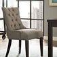 Traditional Upholstered Home Side Chair Parsons Matte Finish Dining Chair with Black Legs Clearhalo ' kitchen&dining_furn' 'Dining Chairs' 'Dining Tables & Seating' 'dining_chair' 'furn' 'furn_dining_chair' 'Furniture' 'furniture_dining_chair' 'Kitchen & Dining Furniture' 'kitchen' 1200x1200_4e1fc130-de2a-4368-88d8-6a977fafdcfa