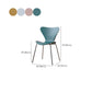 Modern Style Side Chair Plastic Indoor Dining Chair for Home