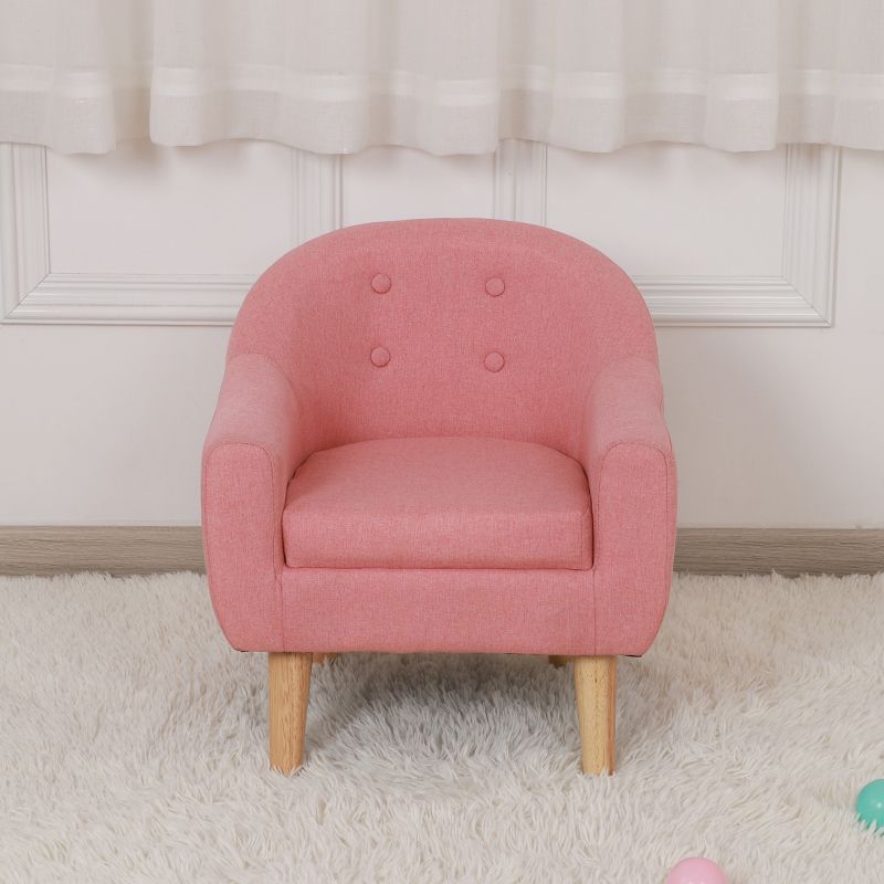 Contemporary Cotton Blend Tufted Split-Back Settee Couch for Children Clearhalo 'furn' 'furn_sofas' 'Furniture' 'Living Room Furniture' 'Sofa' 'sofas' 1200x1200_4e22b19e-0b09-4b01-b2d6-a36a24095c73