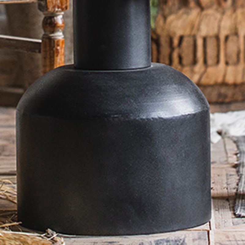 French Country Round Wood Side Table Distressed Wood & Metal Pedestal End Table Clearhalo 'Coffee & Accent Tables' 'End & Side Tables' 'end_side_tables' 'furn' 'furn_end_side_tables' 'Furniture' 'Living Room Furniture' 1200x1200_4e238093-3666-4556-b40c-7858369b9291