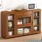 Brown Buffet Server Bamboo Dining Server con cassetto per la cucina