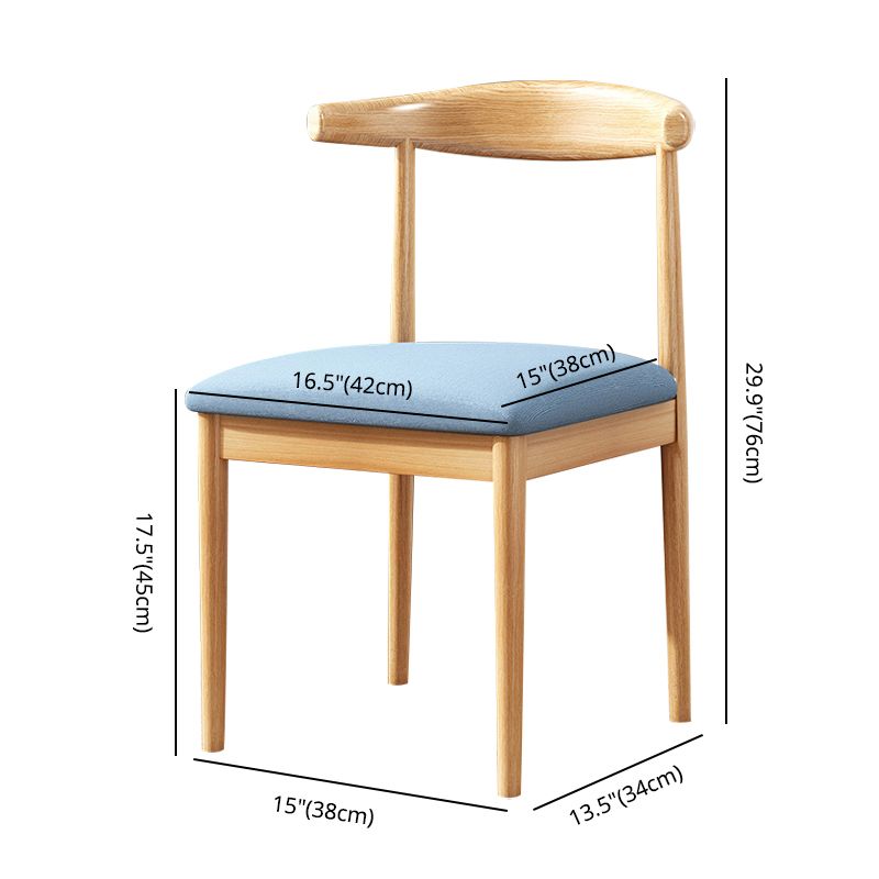 Home Contemporary Side Chair Open Back Metal Upholstered Dining Room Chair Clearhalo ' kitchen&dining_furn' 'Dining Chairs' 'Dining Tables & Seating' 'dining_chair' 'furn' 'furn_dining_chair' 'Furniture' 'furniture_dining_chair' 'Kitchen & Dining Furniture' 'kitchen' 1200x1200_4e254982-9b05-4173-8559-7feb59c90546