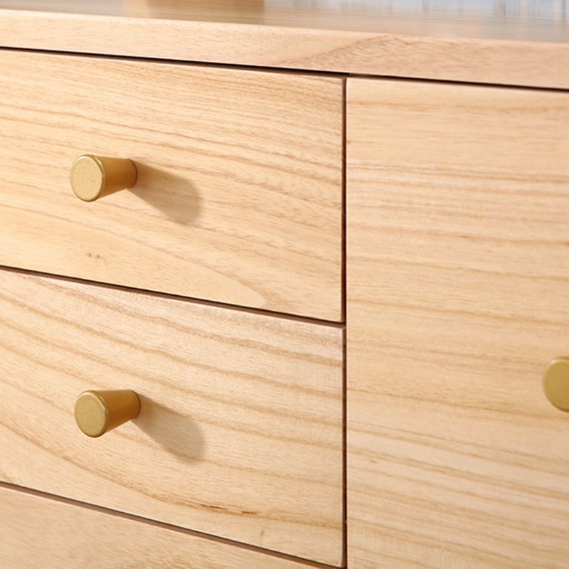 6引き出しのアクセントチェストストレートレッグコンテンポラリーチェスト15.74 "幅