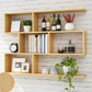 Modern and Contemporary Shelf Bookcase Wall Mounted Wooden Book Shelf for Office Clearhalo 'Bookcases' 'furn' 'furn_bookcases' 'Furniture' 'Office Furniture' 1200x1200_4e28a179-8579-4635-a1bb-527eb92cf7dc