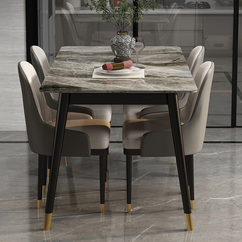 Modern 1/4/5/7 Pieces Dining Set Sintered Stone Dining Furniture Set /Separate Items Clearhalo 'Dining Room Sets' 'Dining Tables & Seating' 'dining_room_set' 'furn' 'furn_dining_room_set' 'Furniture' 'furniture_dining_room_set' 'Kitchen & Dining Furniture' 'kitchen&dining_furn' 'kitchen' 1200x1200_4e28a2ae-09ba-4c06-b033-6d7f613ce685