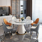 Round Stone Dining Site Table Traditional Luxury Table with Turntable Clearhalo ' dining_table' 'Dining Tables & Seating' 'Dining Tables' 'furn' 'furn_dining_table' 'Furniture' 'furniture_dining_table' 'Kitchen & Dining Furniture' 'kitchen&dining_furn' 'kitchen' 'kitchen_dining_table' 1200x1200_4e28c767-fe8d-48e2-bf8d-f4d556599892