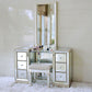 Sliver Glass Vanity Set 15.74" Wide Make-up Vanity with 6 Storage Drawers Clearhalo 'Bedroom Furniture' 'furn' 'furn_makeup_vanities' 'Furniture' 'Makeup Vanities' 'makeup_vanities' 1200x1200_4e294671-a9bc-46db-b8aa-2f3dc4b2648a