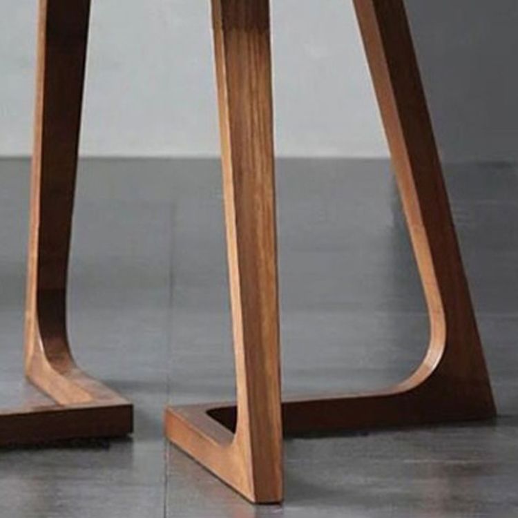 Solid Wood Round Dining Table Modern Contemporary Kitchen Wood Table with Double Pedestal Clearhalo ' dining_table' 'Dining Tables & Seating' 'Dining Tables' 'Furniture' 'furniture_dining_table' 'Kitchen & Dining Furniture' 'kitchen&dining_furn' 'kitchen' 'kitchen_dining_table' 1200x1200_4e2a2024-22be-43db-a96b-8077340ce6ca