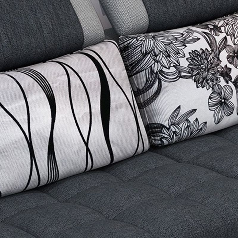 Adjustable 135.82" D x 70.86" W x 33.46" H Pillow Top Arm Sectional Pillowed Back Cushions Clearhalo 'furn' 'furn_sectionals' 'Furniture' 'furniture_sectionals' 'kitchen' 'kitchen_sectionals' 'Living Room Furniture' 'Sectionals' 1200x1200_4e2a5461-1506-4544-8a87-5d9fb61d4d3f