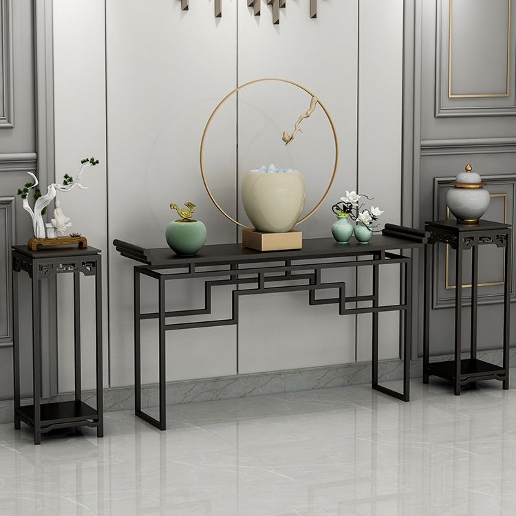 11 "W eigentijdse console tafelssteen witte rechthoekige console banktafel