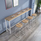 Indoor Contemporary Bar Dining Table Rectangle Solid Wood Bar Table Clearhalo 'Bar Furniture' 'Bar Tables' 'bar_tables' 'furn' 'furn_bar_tables' 'Furniture' 'Kitchen & Dining Furniture' 1200x1200_4e2c9516-5825-47de-b87a-680569251405