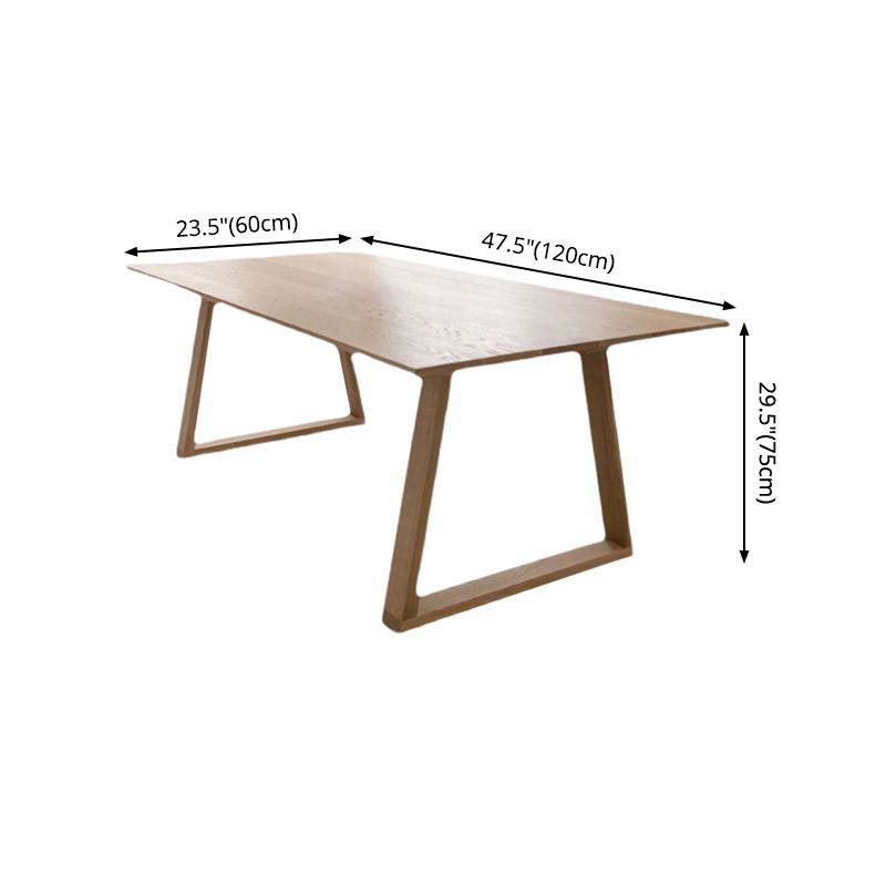 Rectangle Mid-Century Modern Table Wood Color Fixed Table with 4 Legs Clearhalo ' dining_table' 'Dining Tables & Seating' 'Dining Tables' 'furn' 'furn_dining_table' 'Furniture' 'furniture_dining_table' 'Kitchen & Dining Furniture' 'kitchen&dining_furn' 'kitchen' 'kitchen_dining_table' 1200x1200_4e2f823b-c855-4bd2-8094-e04803f076e1