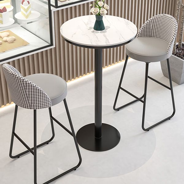 Restaurant Modern Bucket Counter Bar Stool Leather and Metal Counter-height Stool Clearhalo 'Bar Furniture' 'Bar Stools' 'bar_stools' 'furn' 'furn_bar_stools' 'Furniture' 'furniture_bar_stools' 'Kitchen & Dining Furniture' 1200x1200_4e3026ed-31bd-4659-9d0f-d32d4e9c34bb