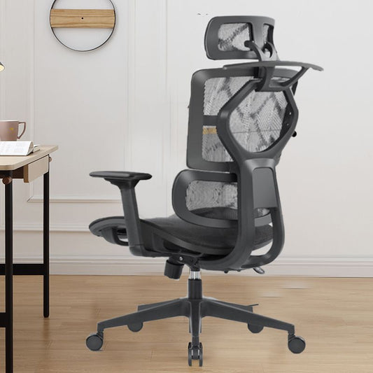 Silla de escritorio de brazos extraíbles sin angustia silla de oficina ergonómica con espalda transpirable