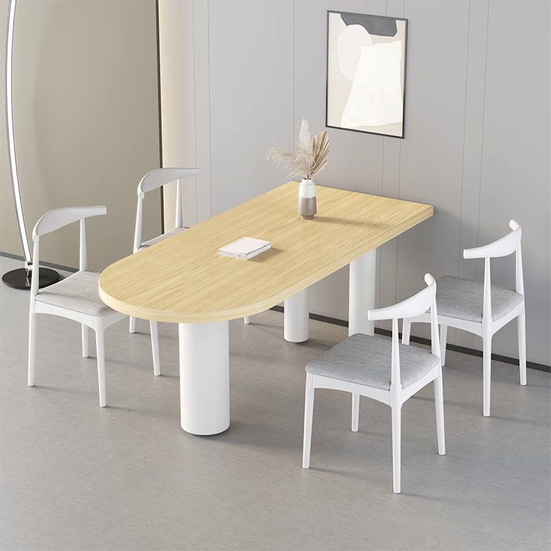 Free Form Solid Wood Indoor Table Restaurant Modern Wood Table with 3 Legs Clearhalo ' dining_table' 'Dining Tables & Seating' 'Dining Tables' 'furn' 'furn_dining_table' 'Furniture' 'furniture_dining_table' 'Kitchen & Dining Furniture' 'kitchen&dining_furn' 'kitchen' 'kitchen_dining_table' 1200x1200_4e31f4ce-237c-4c27-9915-e5dba24291b4