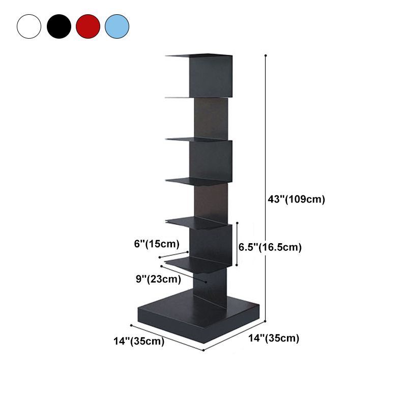 13.78"W Bookshelf Contemporary Style Invisible Bookcase for Office Study Room Clearhalo 'Bookcases' 'furn' 'furn_bookcases' 'Furniture' 'furniture_bookcases' 'Office Furniture' 1200x1200_4e3419d7-77fd-4155-8188-fd6eeec5c1c8