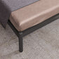 Queen Size Contemporary Metal Bed,40.15 " with Metal Legs Bed