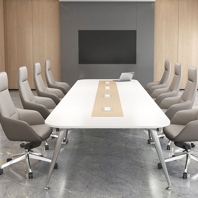 Fixed Arms Modern Desk Chair No Distressing Leather Ergonomic Office Chair with Wheels Clearhalo 'furn' 'furn_office_chair' 'Furniture' 'Office Chairs' 'Office Furniture' 'office_chair' 1200x1200_4e386860-67d4-468a-98e7-3854e3bdad22