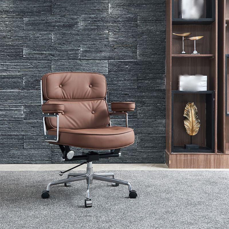 Modern & Contemporary Managers Chair Arms Included Executive Ergonomic Chair Clearhalo 'Furniture' 'furniture_office_chair' 'Office Chairs' 'Office Furniture' 'office_chair' 1200x1200_4e39306f-ea81-4770-9b61-9e8d4cbf4840