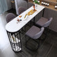 White Modern Style Bar Table in Faux Marble and Metal Specialty Coffee Shop Bar Table Clearhalo 'Bar Furniture' 'Bar Tables' 'bar_tables' 'furn' 'furn_bar_tables' 'Furniture' 'furniture_bar_tables' 'Kitchen & Dining Furniture' 1200x1200_4e39662f-24ab-44af-9d51-d491eb9d189e