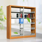 78.7-inch H Contemporary Style Cube Bookshelf Metal Bookcase with 5 Shelfs