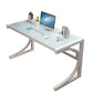 Rectangular Glass Computer Desk Contemporary Home Office Desk Clearhalo 'furn' 'furn_office_desk' 'Furniture' 'Office Desks' 'Office Furniture' 'office_desk' 1200x1200_4e3c193e-9112-4cc2-adb7-f8b3df316b9b