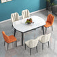 Modern Style Sintered Stone Dining Table Round Drop-Leaf Table with Wooden Base Clearhalo ' dining_table' 'Dining Tables & Seating' 'Dining Tables' 'furn' 'furn_dining_table' 'Furniture' 'furniture_dining_table' 'Kitchen & Dining Furniture' 'kitchen&dining_furn' 'kitchen' 'kitchen_dining_table' 1200x1200_4e3c350f-3361-49e7-831b-c8a3235e751a
