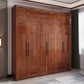 Contemporary Style Wardrobe Armoire Wood Wardrobe Closet with Doors and Drawer