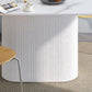 Oval Shape White Tone Table Simplicity Pedestal Table for Dining Room Clearhalo ' dining_table' 'Dining Tables & Seating' 'Dining Tables' 'furn' 'furn_dining_table' 'Furniture' 'furniture_dining_table' 'Kitchen & Dining Furniture' 'kitchen&dining_furn' 'kitchen' 'kitchen_dining_table' 1200x1200_4e3e268a-202a-41be-8a3e-72d3c965a3b7